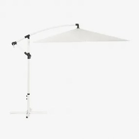 Parasol Z Tkaniny I Stali (ø295 Cm) Gerran Gardenia Biel - Sklum