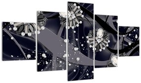 Obraz - Diamenty w pomieszczeniu (125x70 cm)