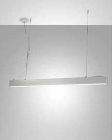 Lampa wisząca LED Next 58W 7020 lm 3000K Metalowa i poliwęglanowa konstrukcja Kolor biały, nowoczesny design i regulacja światła