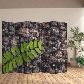 Parawan - Zielona roślina (210x170 cm)