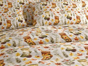 PrzytulneMieszkanie.pl PrzytulneMieszkanie.pl Bawełniana pościel AUTUMN SOCKS kolorowa Rozmiar pościeli: 70 x 90 cm | 140 x 200 cm
