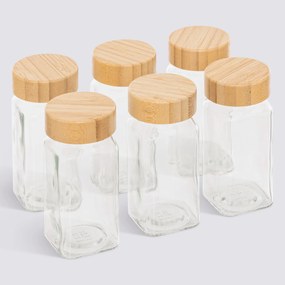 Zestaw pojemników na przyprawy FORMO, 6 x 120 ml