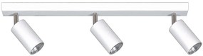 Biała trzypunktowa lampa sufitowa - 4X Biały S891 Z4-R22