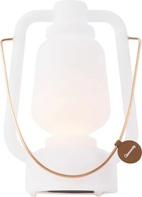 Lampa stołowa akumulatorowa 30 cm IP44 biała - Storm Small