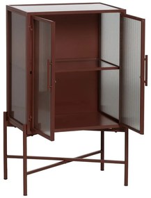 Ceglasta metalowa witryna 52x90 cm Harris – Ixia