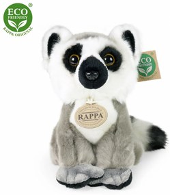 Rappa Pluszowy lemur siedzący, 18 cm ECO-FRIENDLY