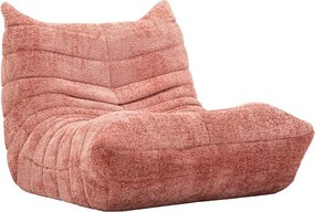 Różowy worek do siedzenia z materiału bouclé Mask – Mauro Ferretti