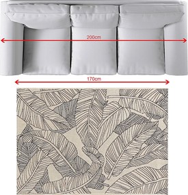 Dywan Cottage beige/black 120x170cm