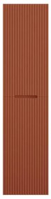 Słupek łazienkowy wiszący - 140 cm - ryflowany terakota - PAVANI