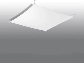 Plafon LUNA 4 tkaninowy biały