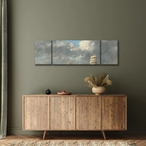 Obraz - Eugène Boudin, Le Havre, reprodukcje (170x50 cm)