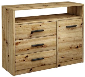 Klasyczna komoda z szufladami dąb artisan - Cermesa 3X