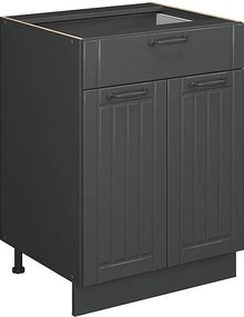 Szafka dolna do kuchni ciemnoszary 60x60x82 fame-line