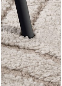 Beżowy okrągły dywan ø 200 cm Panglao New York Taupe – Elle Decoration