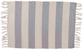 Niebiesko-beżowy dywanik łazienkowy 50x80 cm Ivar – Tiseco Home Studio