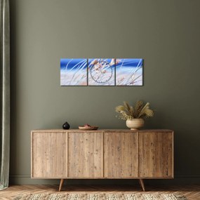 Obraz - Bryza (z zegarem) (90x30 cm)