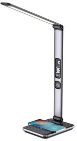 Immax 09105L - ściemnialna lampka stołowa LED+CCT z bezprzewodową ładowarką Qi IDEAL 8,5W/230V