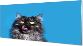 Panel szklany do Kuchni Smakowita Chwila Kota