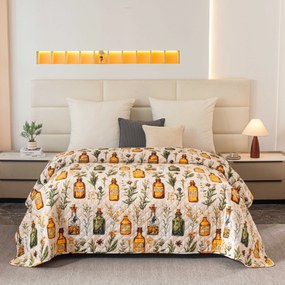 Narzuta na łóżko APOTHECARY, kremowy Rozmiar: 220 x 240 cm