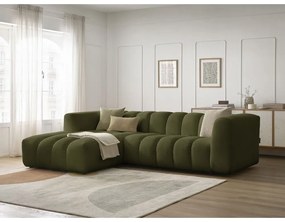 Zielony narożnik (lewostronny/z szezlongiem) Talia – Bobochic Paris
