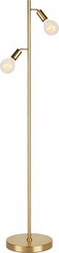 Lampa stojąca LED 2xE27/7W/230V 2000K, złota