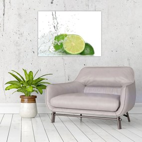 Obraz na szkle - Soczyste cytryny (70x50 cm)