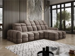 Narożnik TOLLO MINI S Prawostronny Elektryczna regulacja Salvador 03 kolor Brązowy WERSAL