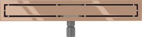 Mexen Flat M13 odpływ liniowy 2w1 60 cm, różowe złoto - 1610060-15