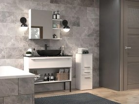 Niski Słupek Biały Łazienkowy D6-D01
