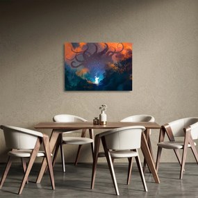 Obraz na szkle - Czarujący czarodziej (70x50 cm)