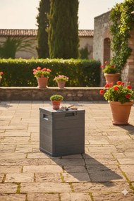 Antracytowa Pojemna Skrzynia Ogrodowa R5-T81