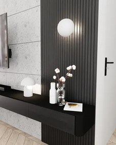 Biały minimalistyczny kinkiet ścienny - M128-Filadelfix
