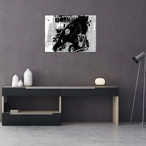 Obraz - Urodzony by jeździć (70x50 cm)