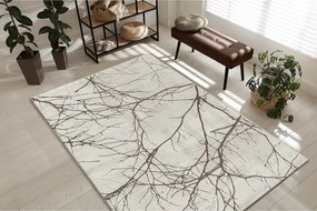 Dywan Mila Błyszczący Naturalny, Kremowy, 200 x 290 cm