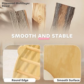 AIYAPLAY Klimbok, huśtawka, drabinka, z poduszką, dla dzieci 1,5-4 lata, do 50 kg