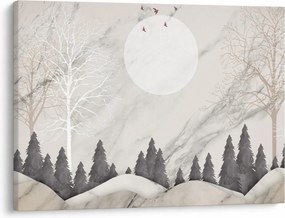 Obraz - Zimowy krajobraz (70x50 cm)