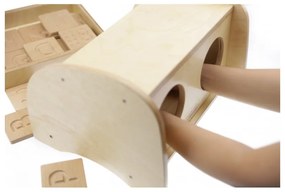 Zabawka sensoryczna rozpoznaj dotykiem literki cyfry kształty masterkidz