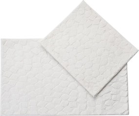 Kremowe dywaniki łazienkowe zestaw 2 szt. 60x100 cm Rabbit – Foutastic