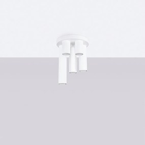 Lampa sufitowa nowoczesny Toris, stal - 5 źródło światła 4000K - L.25 x H.33 cm - biały