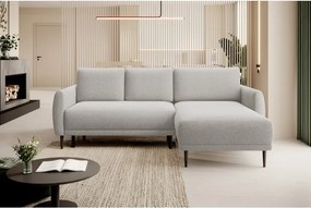 Narożnik BONO z funkcją spania Drewniane nóżki Eleganckie podłokietniki Głębokie siedzisko Prawa strona Barrel 03