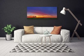 Fotoobraz na płótnie Sielski Krajobraz Polny