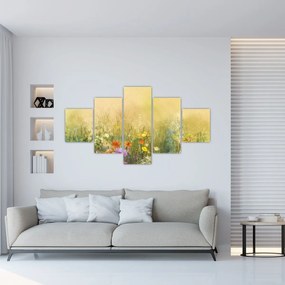 Obraz - Malowana łąka (125x70 cm)