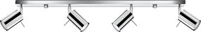 Listwa oświetleniowa 4 punktowa RING 4L chrom