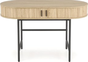 Biurko z owalnym blatem B51 Halmar