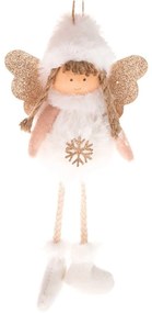 Tekstylna ozdoba świąteczna 17 cm Angel – Dakls