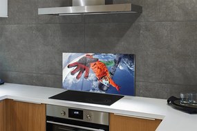 Panel nad Blat Kuchenny Snowboardzista w Akcji