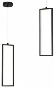 LAMPA SUFITOWA WISZĄCA LED LHJ083-1CP CZARNA