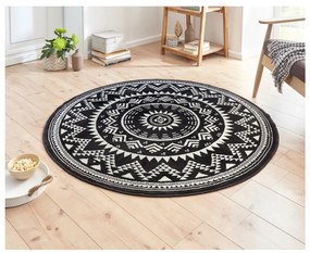 Czarny dywan Hanse Home Celebration Valencia, ⌀ 140 cm