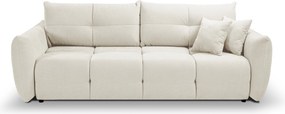 Masseno Sofa MODA z funkcją spania i pojemnikiem na pościel - Kremowy - WIND 02