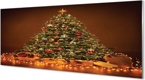 Szkło Ozdobne do Kuchni Choinka w Blasku Świec